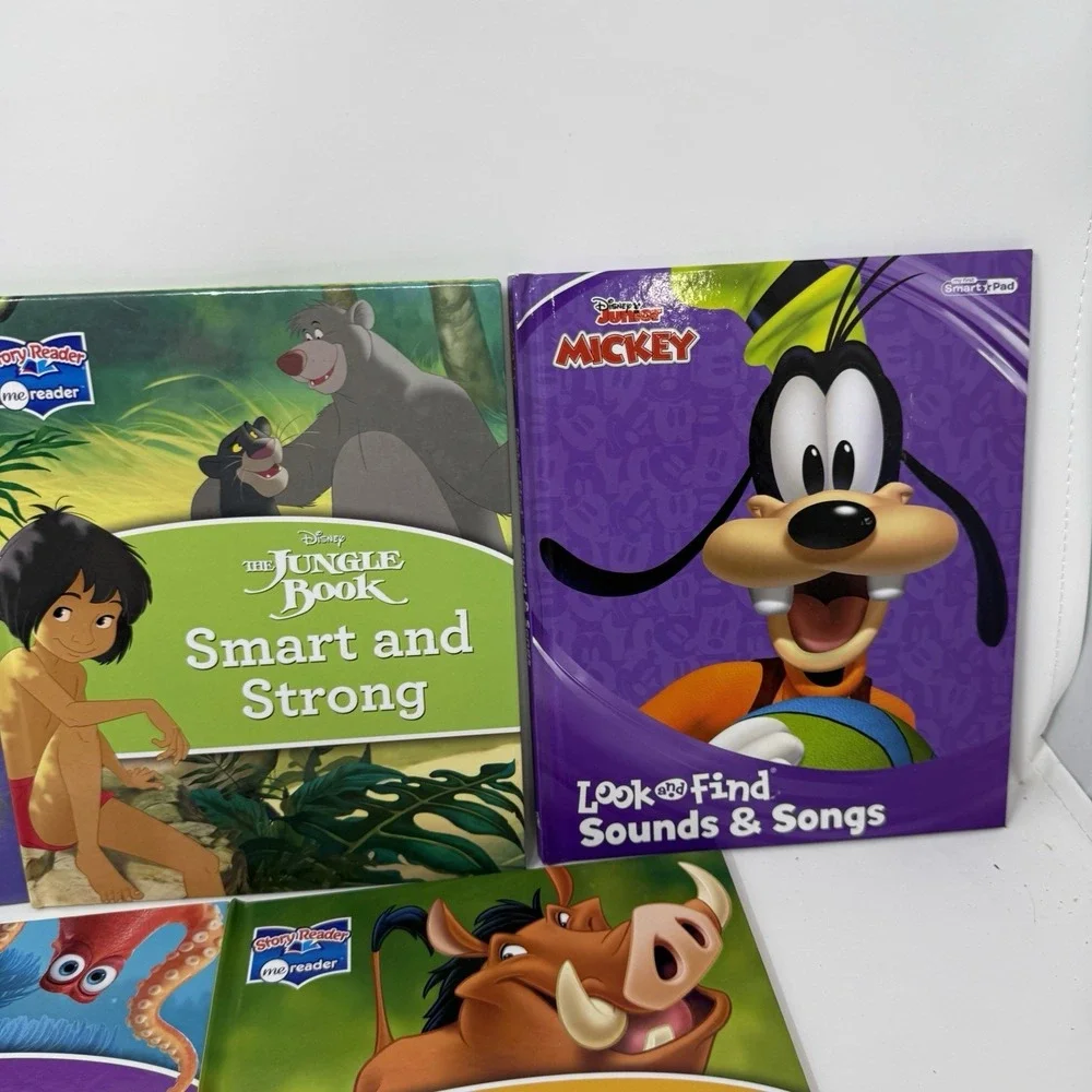 Disney  Me Reader Books Lot Of 7 Smart Pad Story Books - Dory‎ Goofy Lion King